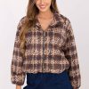 Multicolor Jacket in Women`s Coats, Jackets with Spandex and Polyester