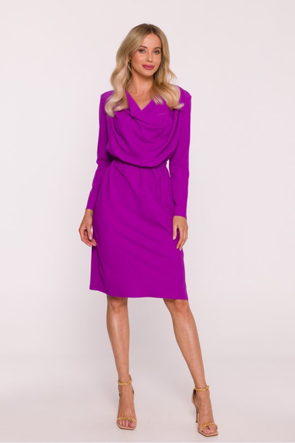 Violet Evening Dress in Evening Dresses with Spandex and Polyester