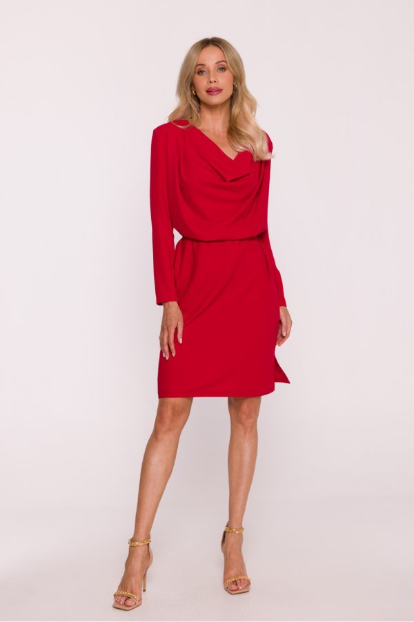 Red Evening Dress in Evening Dresses with Spandex and Polyester