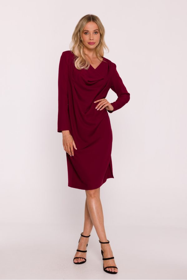 Red Evening Dress in Evening Dresses with Spandex and Polyester
