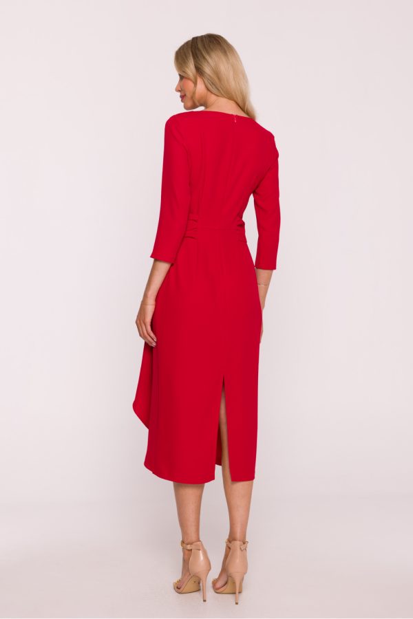 Red Evening Dress in Evening Dresses with Spandex and Polyester