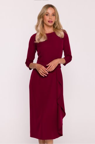 Red Evening Dress in Evening Dresses with Spandex and Polyester