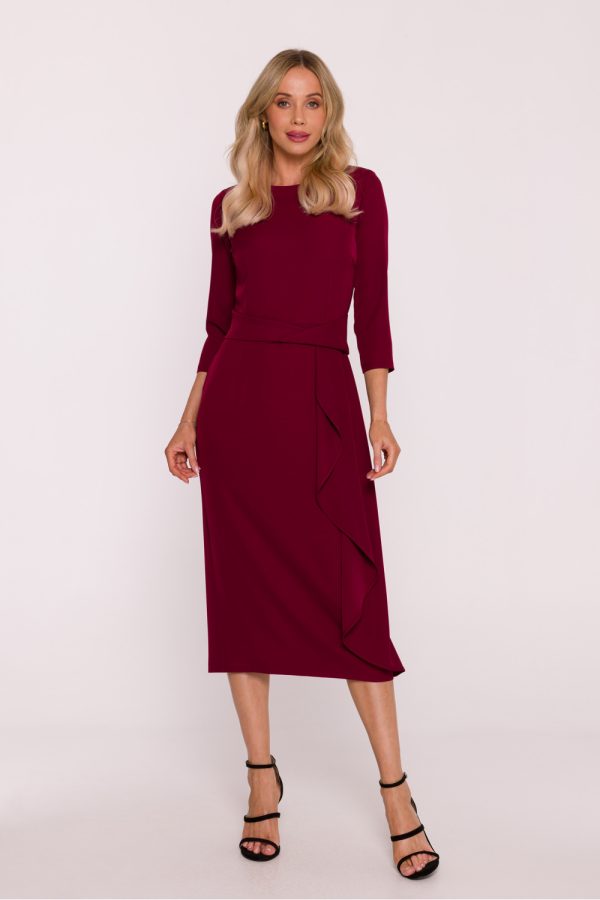 Red Evening Dress in Evening Dresses with Spandex and Polyester