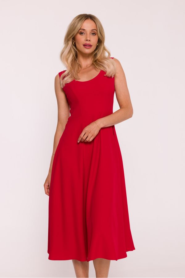 Red Evening Dress in Evening Dresses with Spandex and Polyester