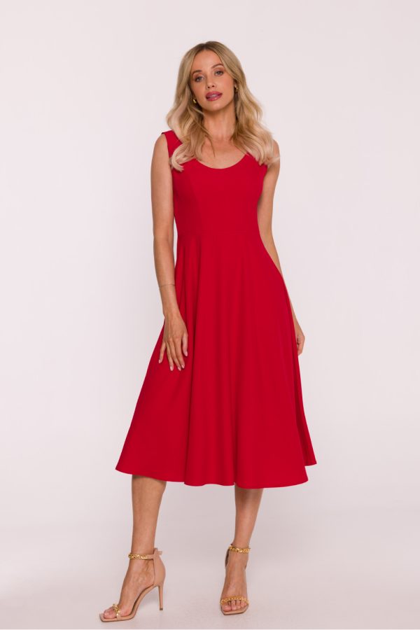 Red Evening Dress in Evening Dresses with Spandex and Polyester