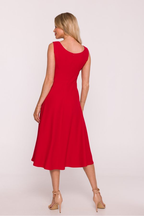 Red Evening Dress in Evening Dresses with Spandex and Polyester