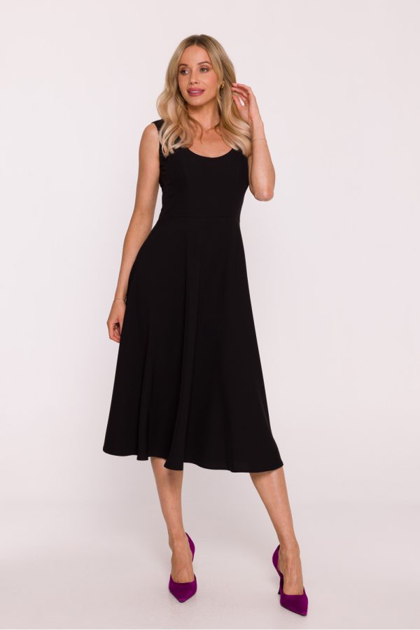 Black Evening Dress in Evening Dresses with Spandex and Polyester