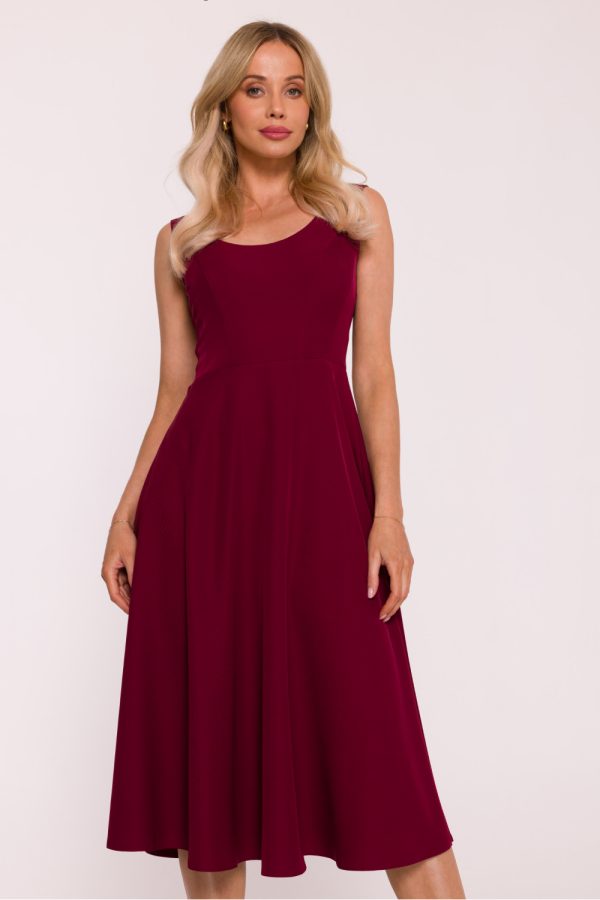 Red Evening Dress in Evening Dresses with Spandex and Polyester