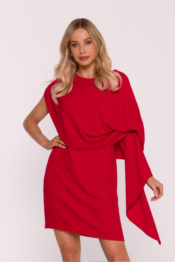 Red Evening Dress in Evening Dresses with Spandex and Polyester