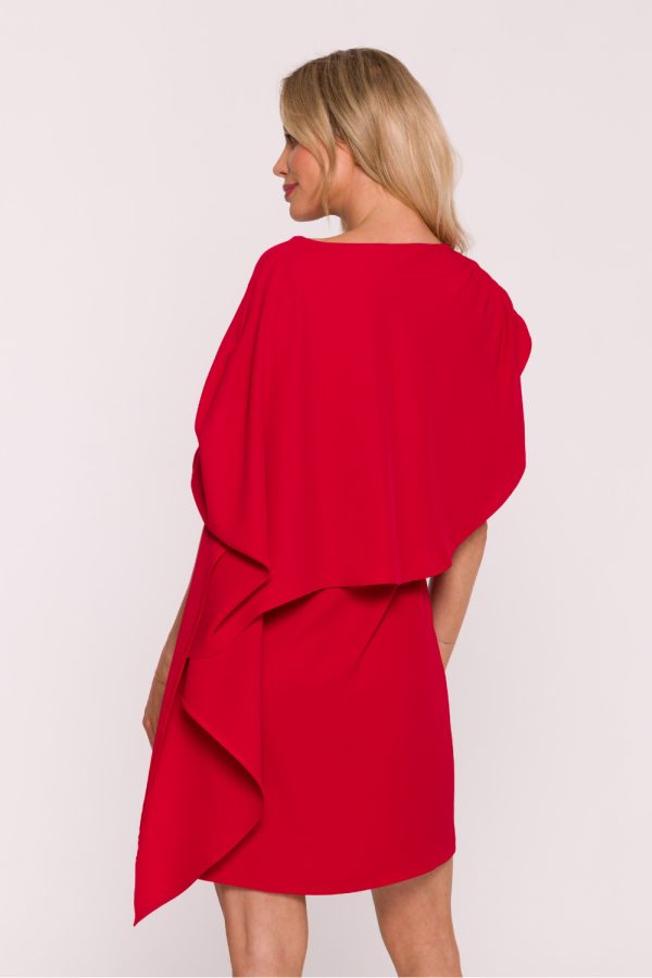 Red Evening Dress in Evening Dresses with Spandex and Polyester