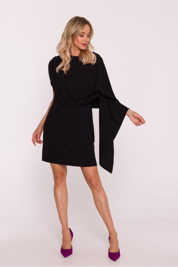 Black Evening Dress in Evening Dresses with Spandex and Polyester