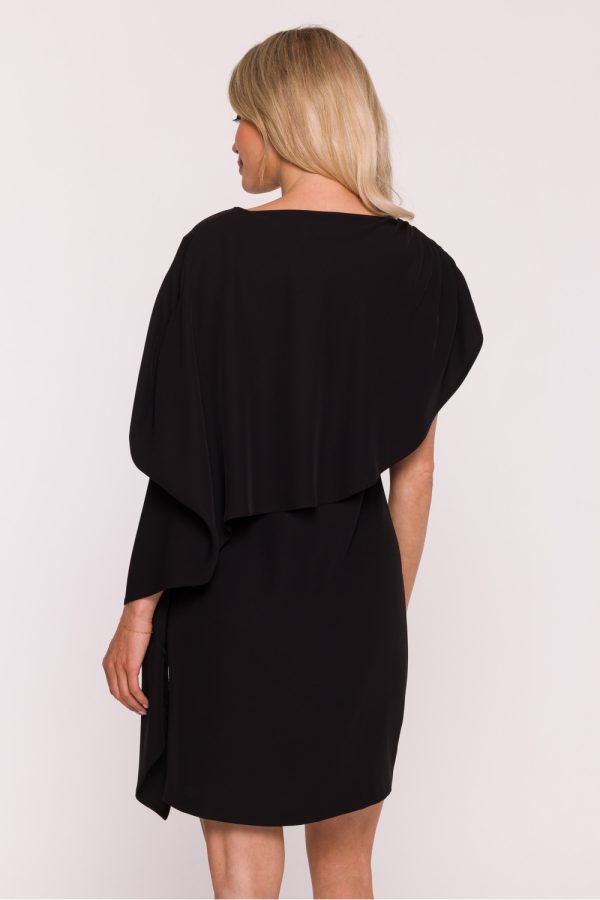 Black Evening Dress in Evening Dresses with Spandex and Polyester