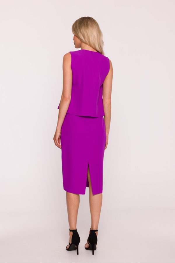 Violet Evening Dress in Evening Dresses with Spandex and Polyester