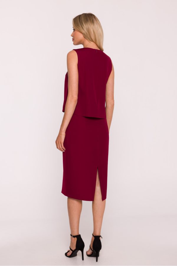 Red Evening Dress in Evening Dresses with Spandex and Polyester