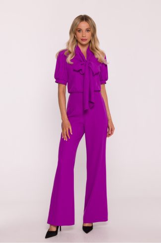 Violet Suit in Playsuits For Women with Spandex and Polyester