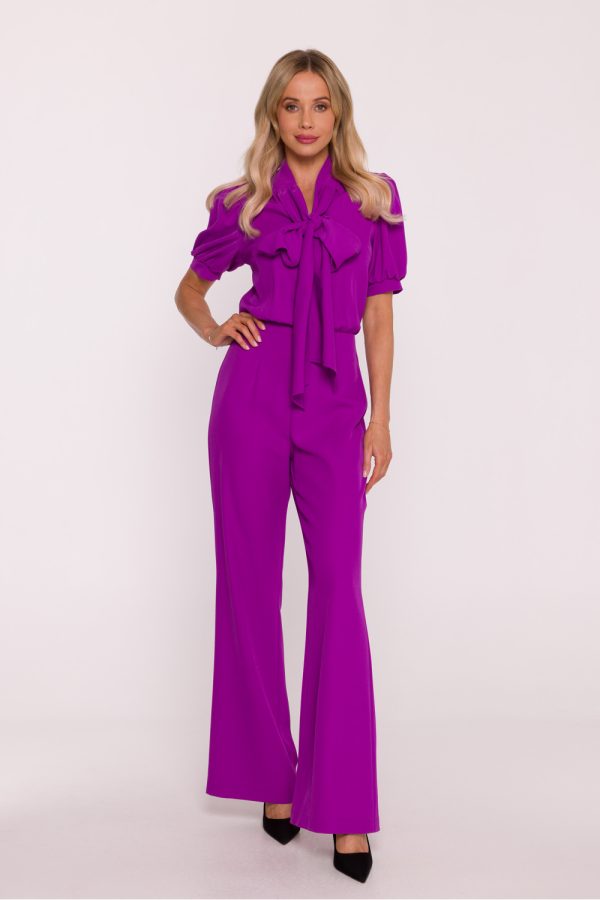 Violet Suit in Playsuits For Women with Spandex and Polyester
