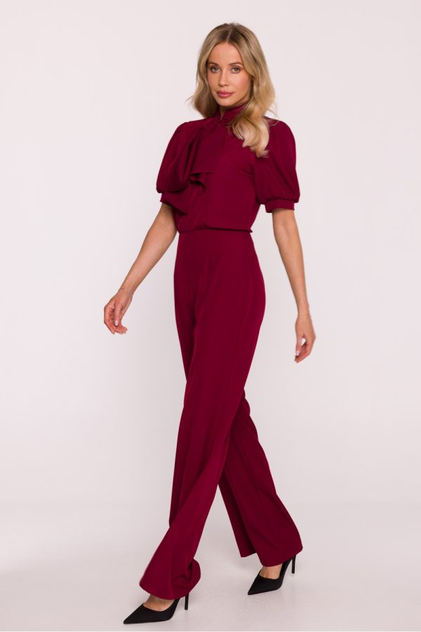 Red Suit in Playsuits For Women with Spandex and Polyester