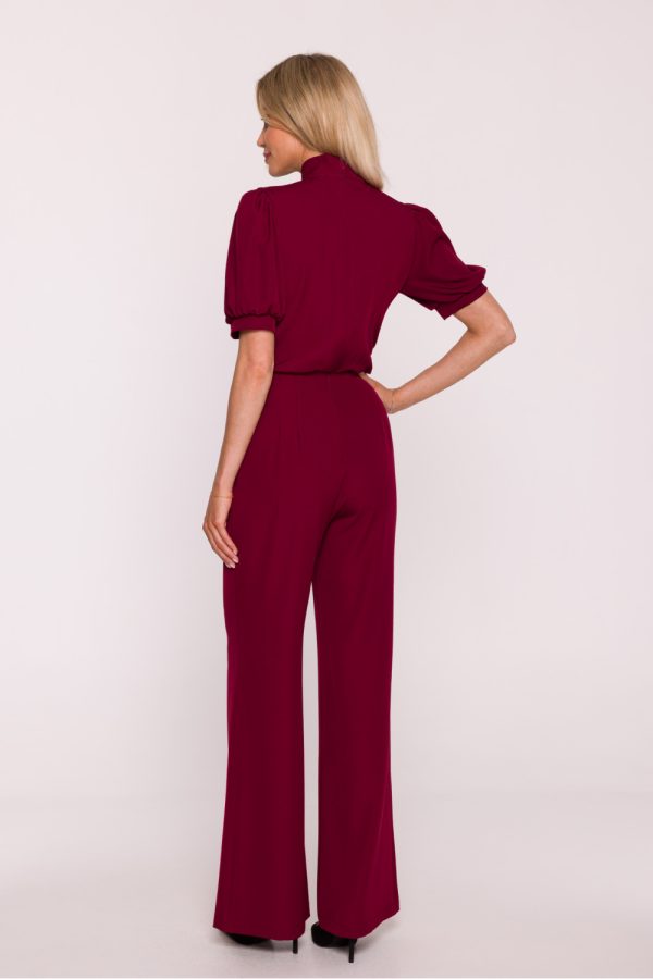 Red Suit in Playsuits For Women with Spandex and Polyester