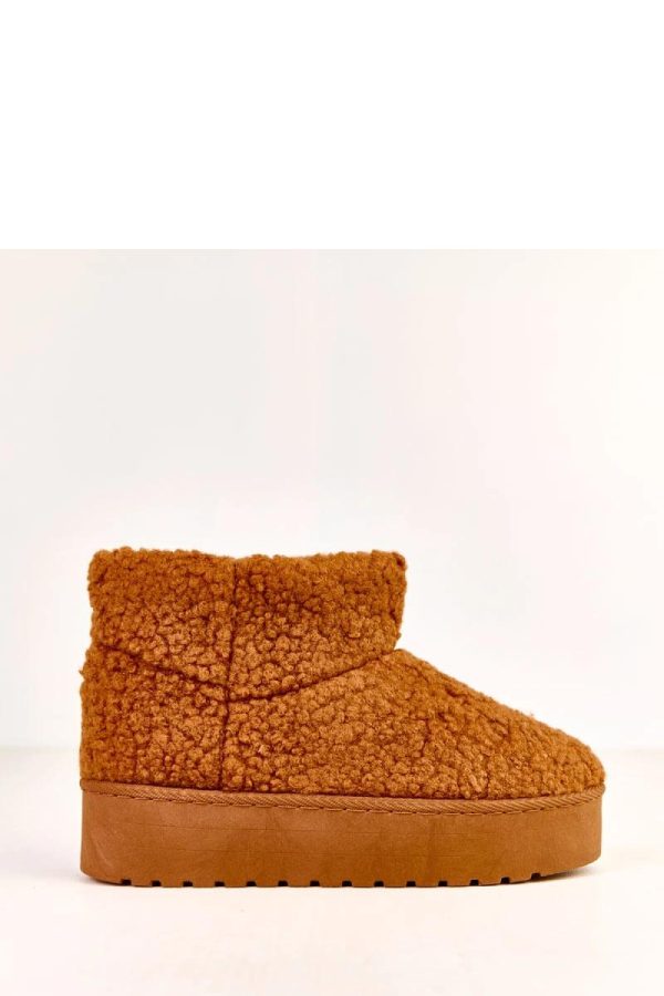 Brown Snow Boots....Fabric, Warmers, Footbed and Platform Height