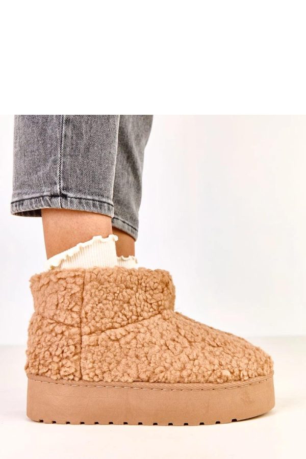 Brown Snow Boots....Fabric, Warmers, Footbed and Platform Height