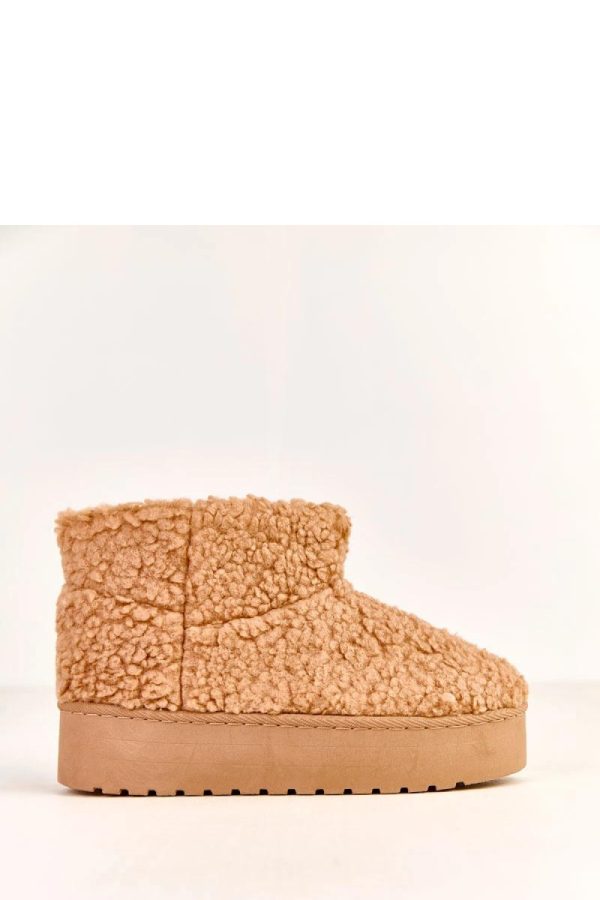 Brown Snow Boots....Fabric, Warmers, Footbed and Platform Height