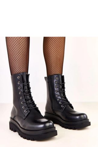 Black Bootie...Fabric, Footbed, Upper Height and Heel Height