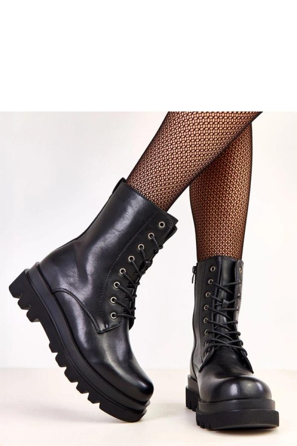 Black Bootie in Women`s Ankle Boots & Booties with Fabric, Footbed, Upper Height and Heel Height