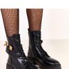 Black Bootie....Fabric, Footbed, Upper Height and Heel Height