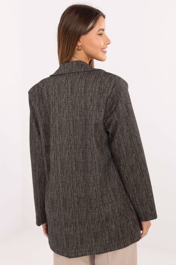 grey Jacket model 220015 Italy Moda