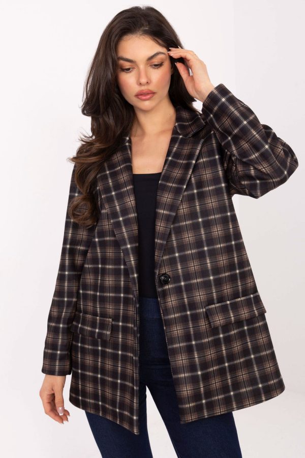 black Jacket model 220028 Italy Moda