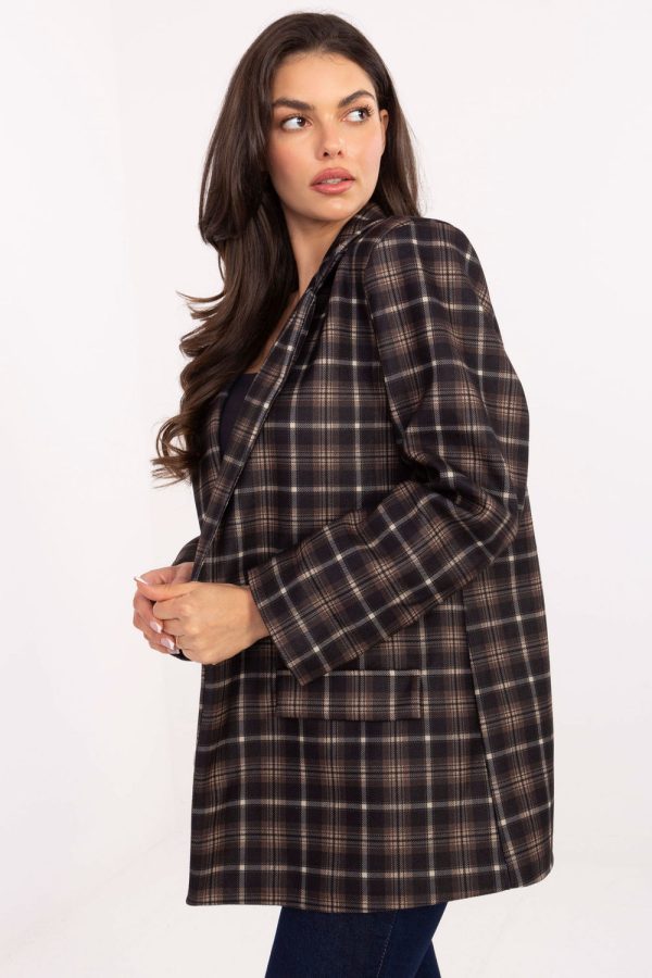 black Jacket model 220028 Italy Moda