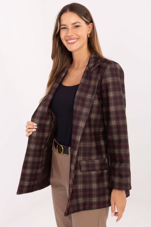 brown Jacket model 220029 Italy Moda