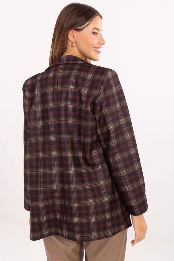 brown Jacket model 220029 Italy Moda