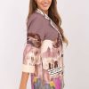 Beige Jacket in Jackets, Vests For Women with Polyester and Viscose