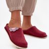 1099682 Pink Slippers in Slippers For Women with Fabric, Warmers, Footbed and Sole Height