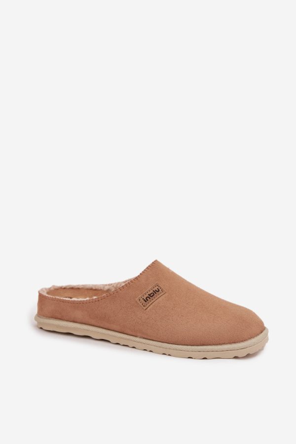 Brown Slippers in Slippers For Women with Fabric, Footbed and Sole Height
