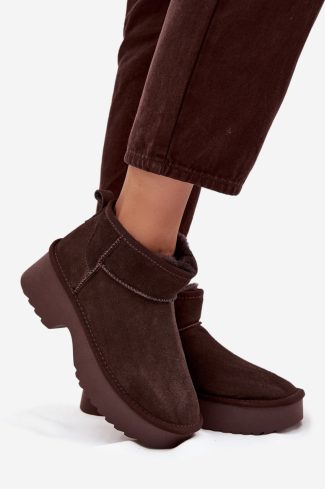 brown Snow boots model 220073 Step in style