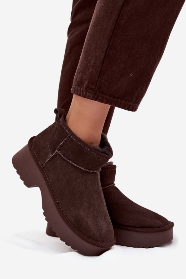 brown Snow boots model 220073 Step in style