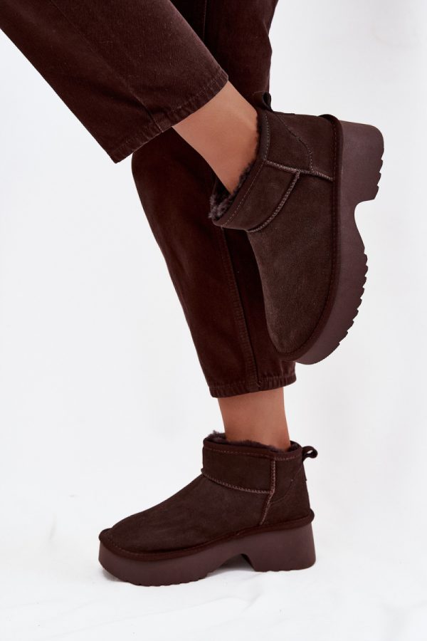 brown Snow boots model 220073 Step in style