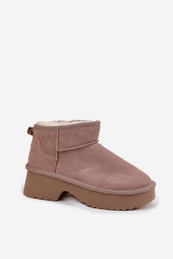 beige Snow boots model 220074 Step in style