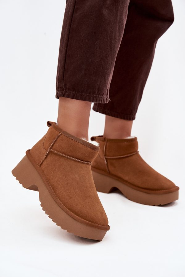 brown Snow boots model 220075 Step in style