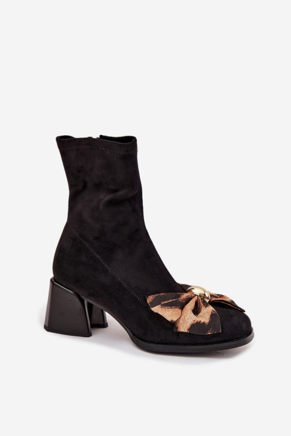 black Heel boots model 220203 Step in style