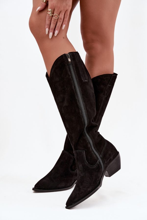 black Heel boots model 220210 Step in style