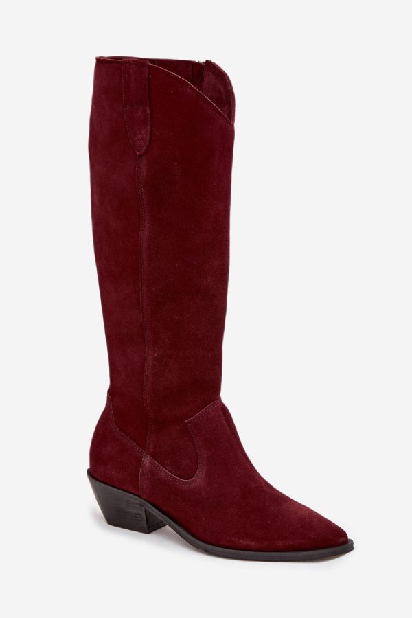 red Heel boots model 220212 Step in style