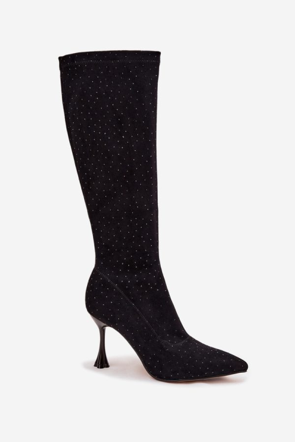 black Heel boots model 220213 Step in style