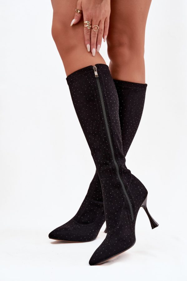 black Heel boots model 220213 Step in style