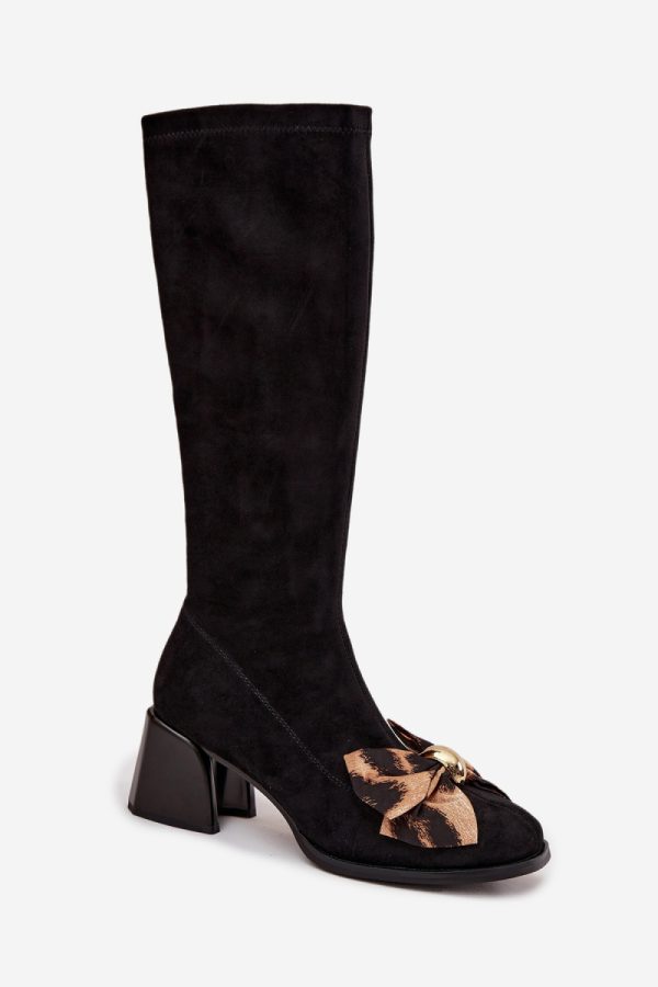 black Heel boots model 220214 Step in style