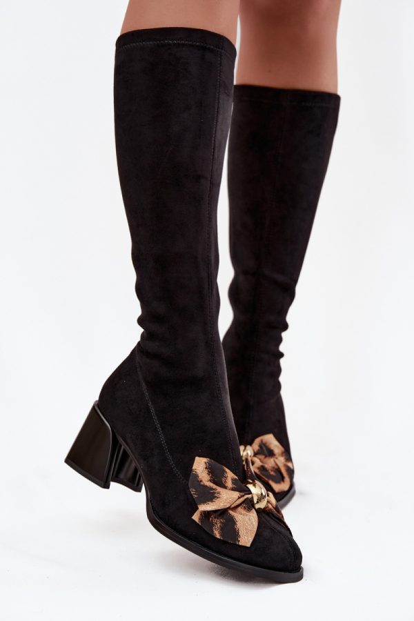 black Heel boots model 220214 Step in style