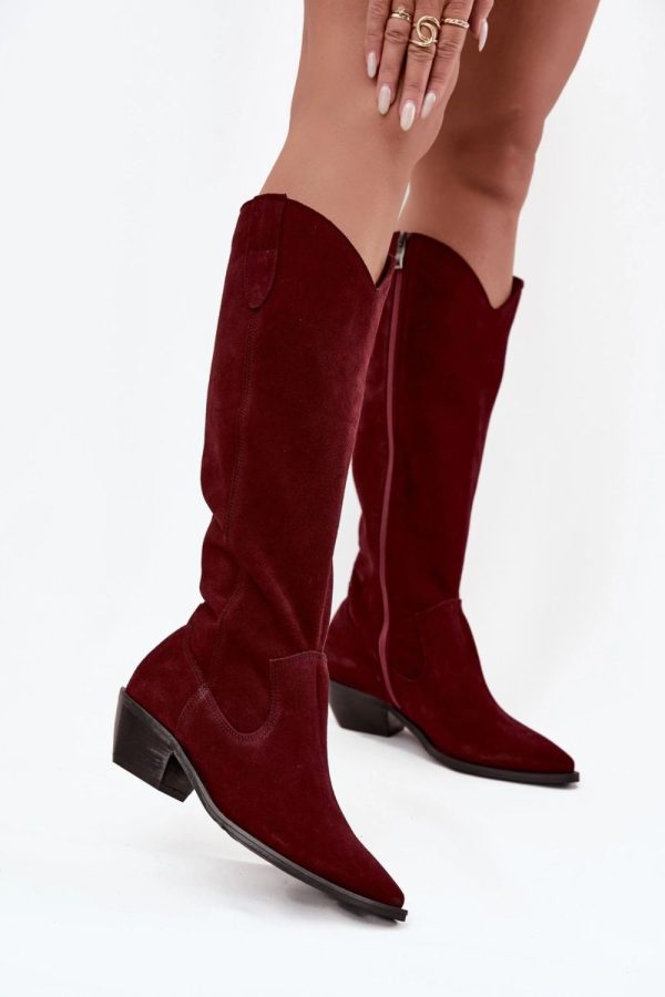 red Heel boots model 220212 Step in style