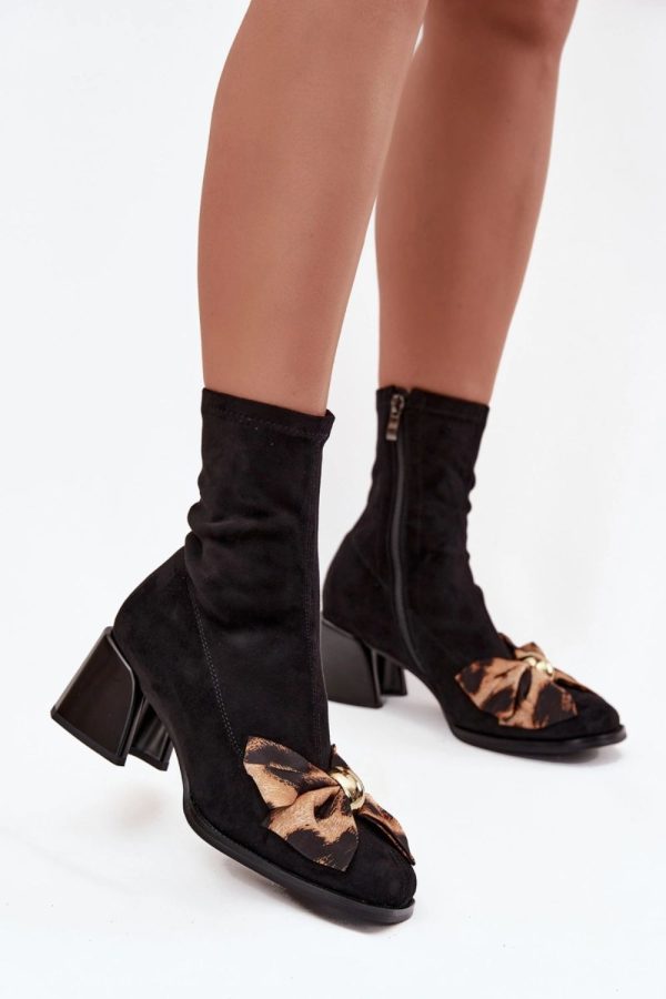 black Heel boots model 220203 Step in style
